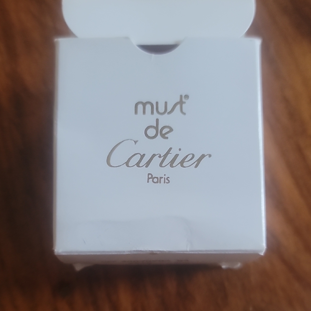 Cartier Must DE CARTIER  TRI color Ring 100% AUTHENTIC Size 52